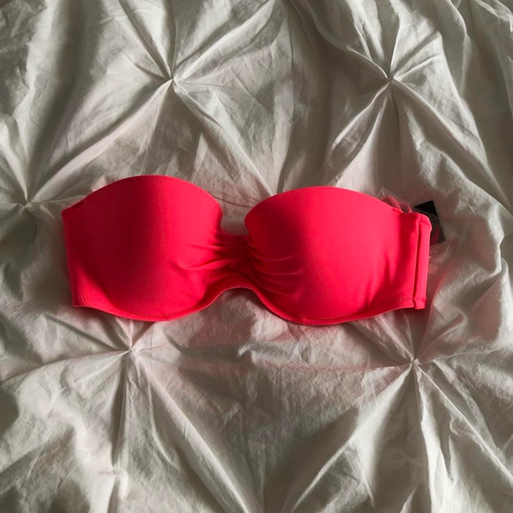 victoria’s secret swim strapless bikini top